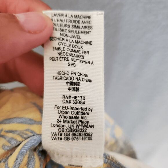 Free People Women's Young Mango Combo Palm Tree Print Shorts 4 - Picture 8 of 8